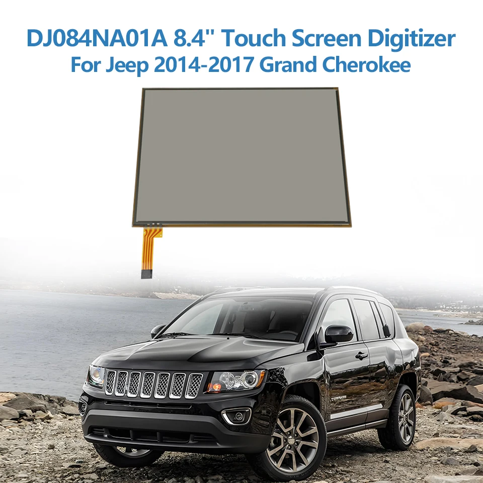 

8.4 Inch Touch Screen Glass Replacement for Jeep 2014-2017 Grand Cherokee SRT Cherokee Car DVD Radio Navigation