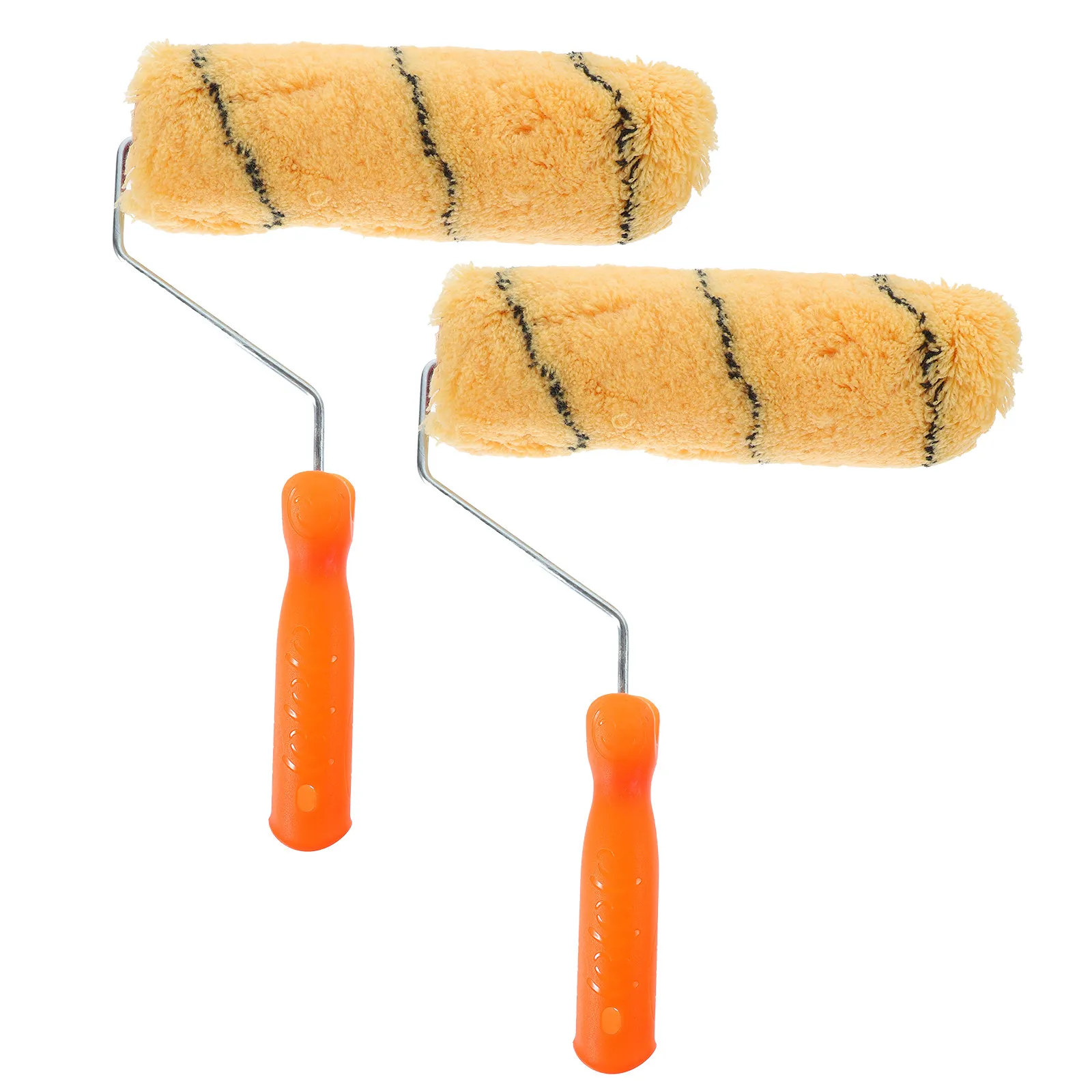 2Pcs Paint Rollers Lightweight Roller Brushes for Wall Window Frames Furniture Surfaces Large Area Paint Roller Tool