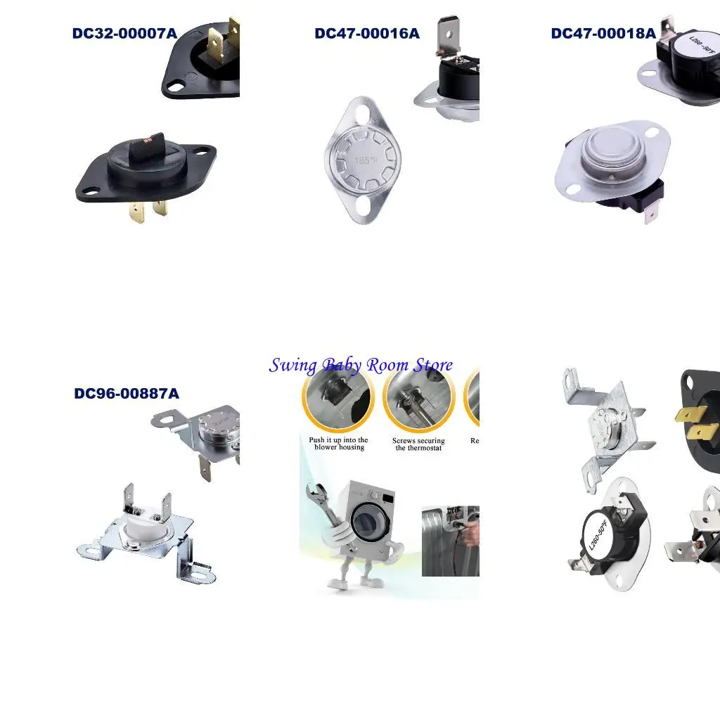 K1AD Precisions Dryer Temperature Control Switches Stable Performances Metal Housing
