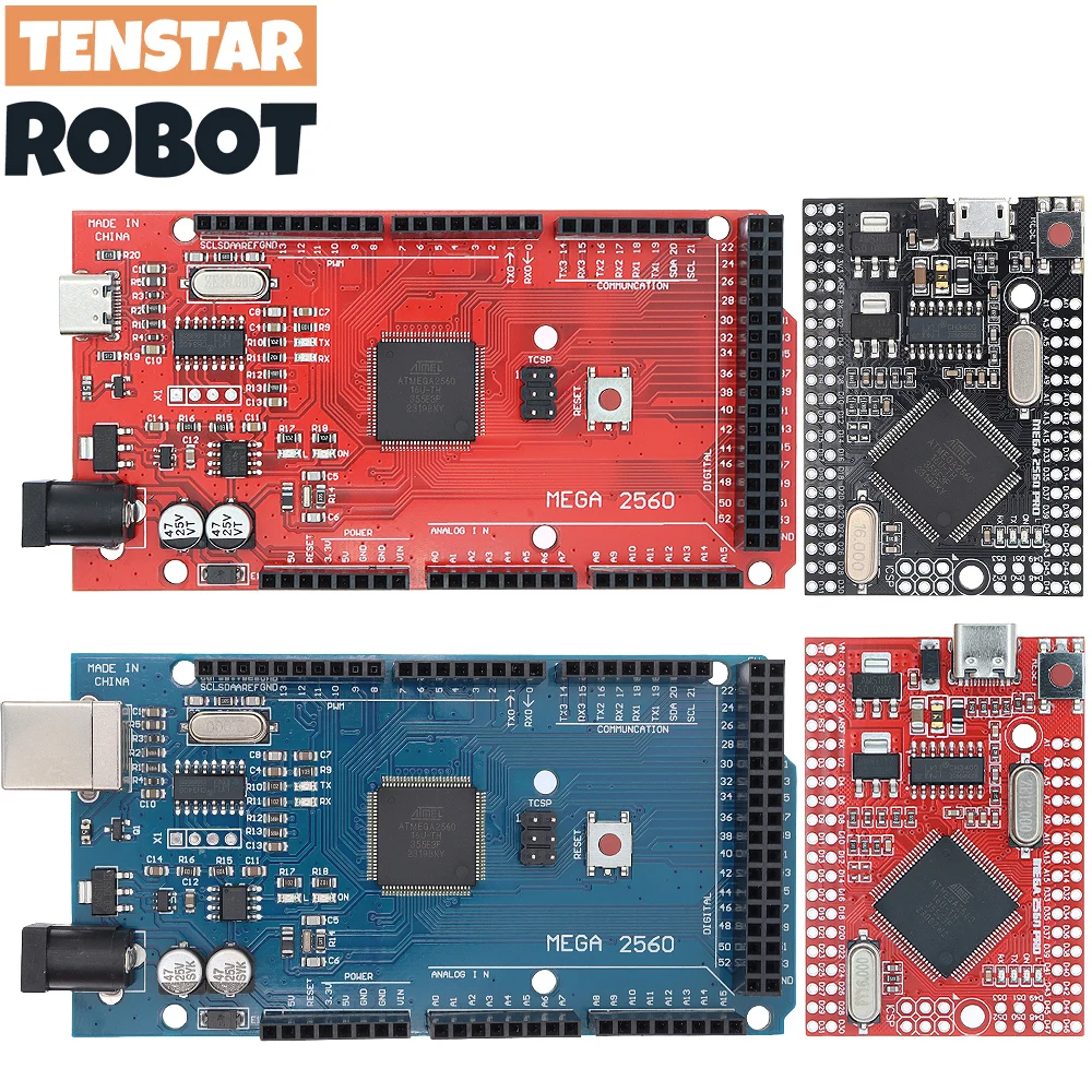 MEGA2560 MEGA 2560 R3 (ATmega2560-16AU CH340G) AVR Type-C USB Development Board for Arduino