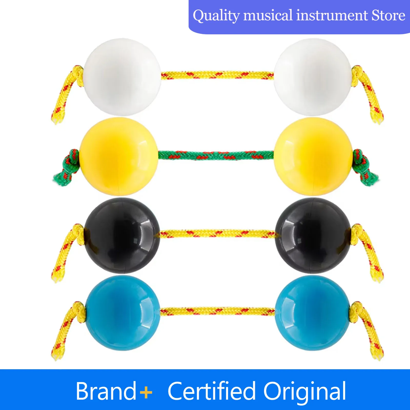 1 زوج إيقاع كرة الرمل Asalato ABS شاكر اليد كرات الرمل Maracas قرع آلة موسيقية للأطفال التعليم المبكر #1