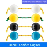 1 par de bolas de arena rítmicas Asalato ABS agitador de mano bolas de arena Maracas instrumento Musical de percusión para niños educación temprana