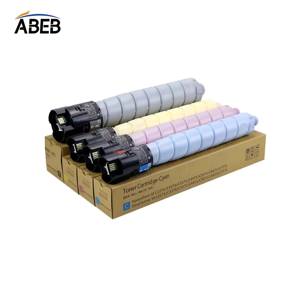 

1PC VI3370 Toner Cartridge For Xerox DocuCentre VI C2271 C3371C4471 C5571 C6671 C7771 High Compatible BK 30000 Pages CMY 18500