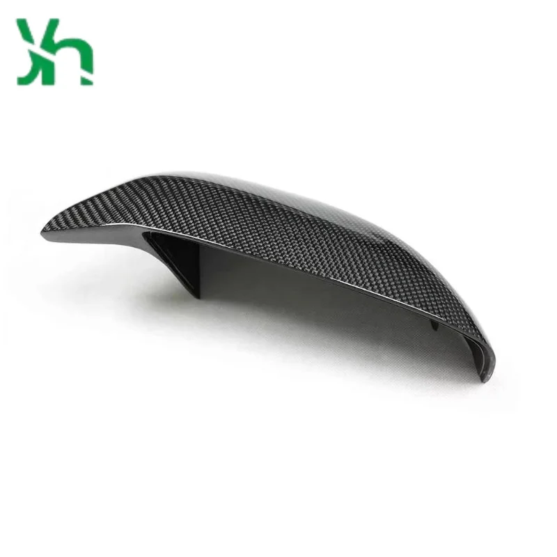 ل BMW X5 E70 X6 E71 2008 2013 المتكلم ألياف الكربون غطاء مرآة جانبية استبدال مرآة الرؤية الخلفية الإسكان #5