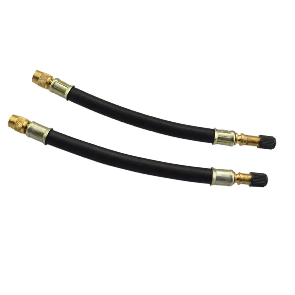 Tire Valve Extension Flexible Adapter Brass Valve Stem Hose for Easy Air Pump Access on Vehicle Wheels