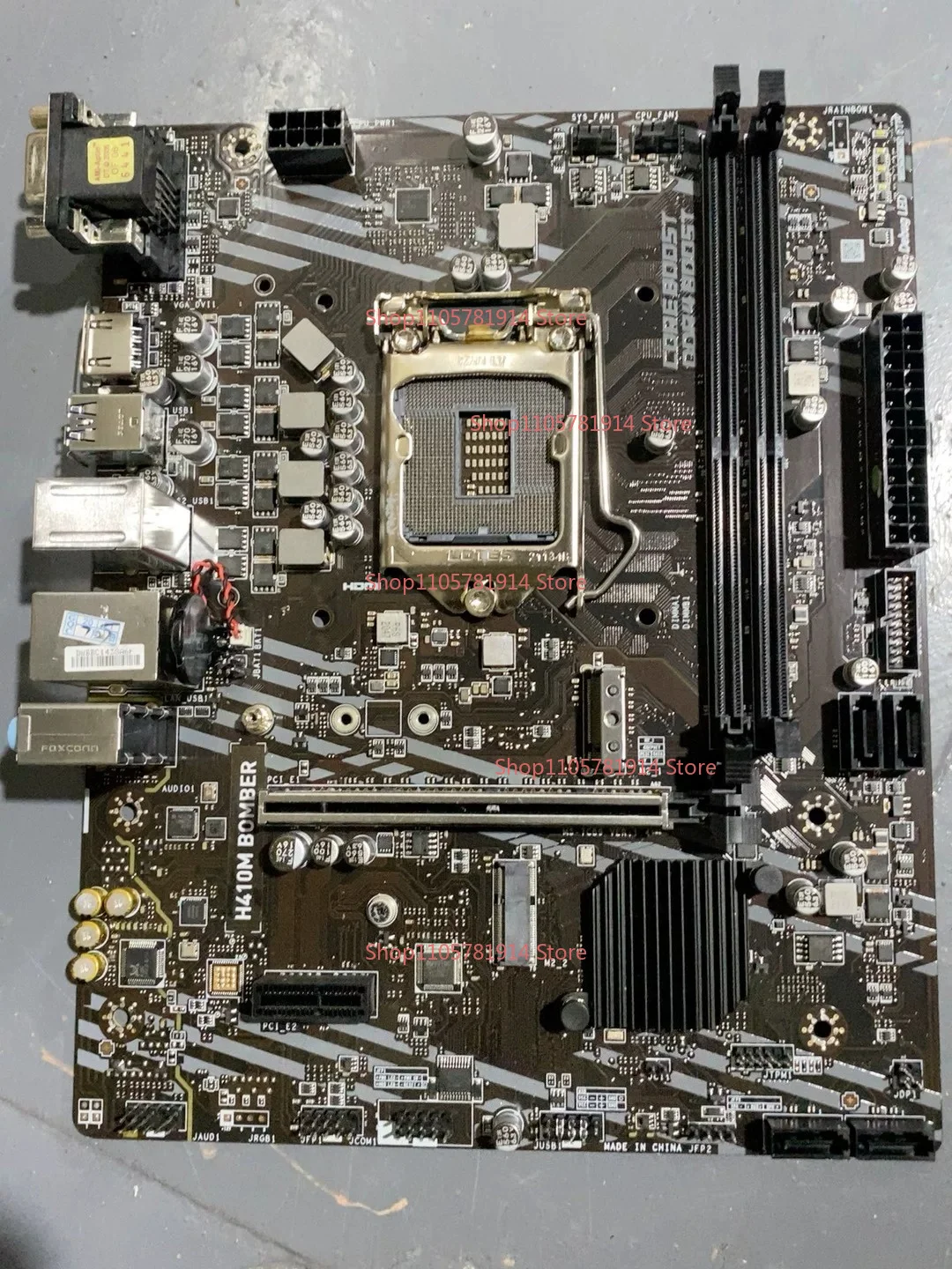 For MSI H410M BOMBER LGA1200 DDR4 Desktop Computer Main Board with Flap