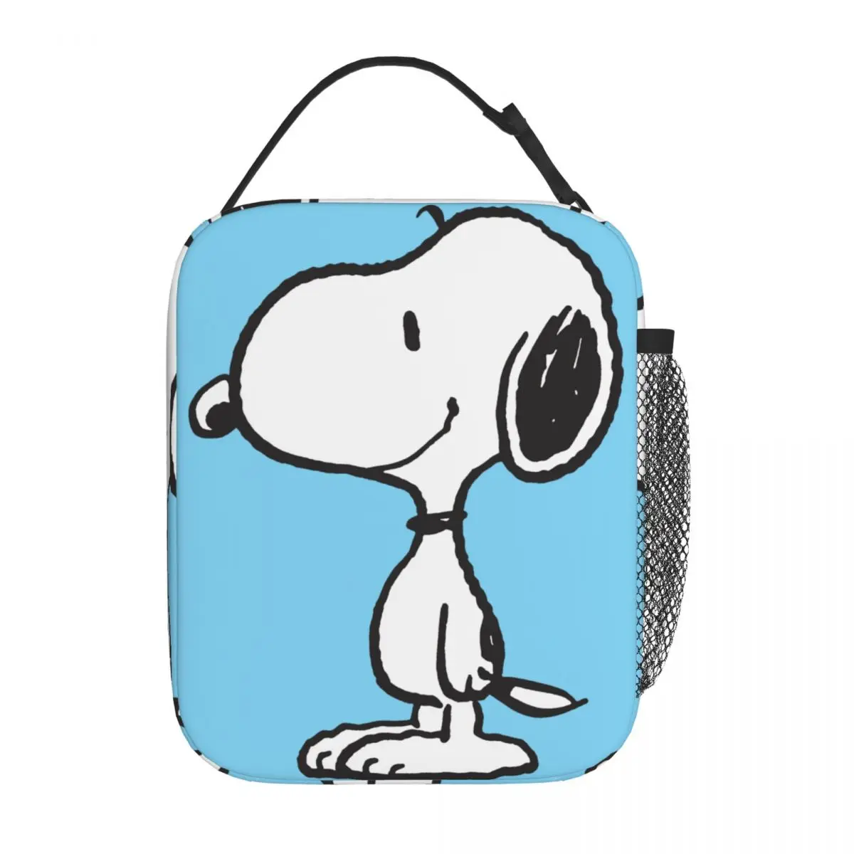 Custom Snoopys Dog Portable Lunch Box Women multifunzione Thermal Cooler Food Insulated Lunch Bag Office Work