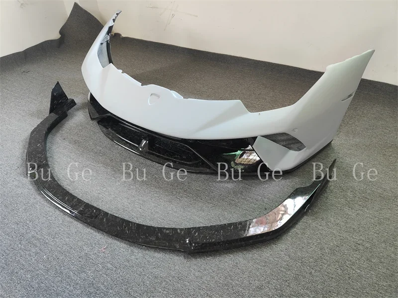 

LANOUT For Lamborghini Huracan Lp610 580 Modified with P-style Semi Forged Carbon Fiber Front Bumper Body Kit for LP640 Front L