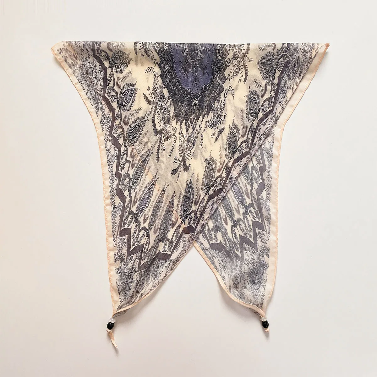 

New Print Triangle Scarf Women Silk Shawl Neckerchief Female Hair Band Head Wrap Headband Foulard Hijab Bandana Echarpes Bufanda