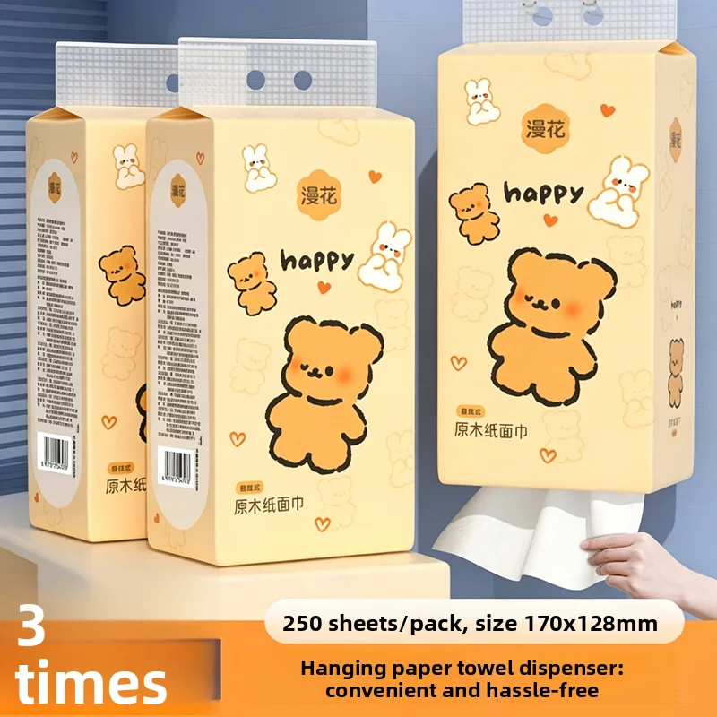 2-3 Packages Of Hanging Extraction Tissue Paper 1000 Sheets Per Pack 4 Layers Of Napkins Soft Facial Tissue Paper Toilet Paper