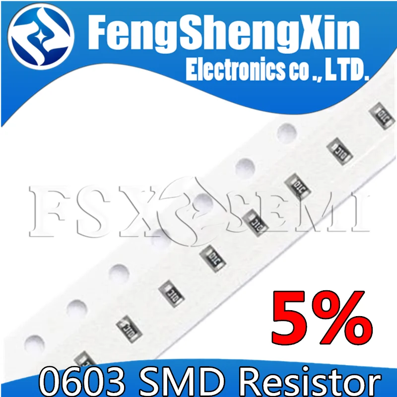 

100pcs/lot 5% Resistors 0603 SMD resistor 0R~10M 1/10W 0 1 10 100 150 220 330 ohm 1K 2.2K 10K 100K 0R 1R 10R 100R 150R 220R 330R