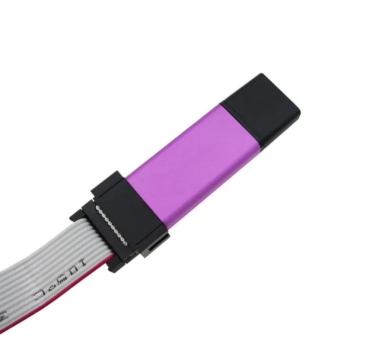 10 قطعة/الوحدة USBASP USBISP AVR/51 سلسلة مبرمج تحميل غلاف من الألومنيوم 64K الحد دعم WIN7 64