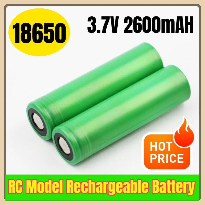 

18650 3.7V 2600mAH RC Model Rechargeable Battery