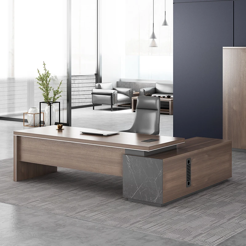 Modern Furniture Manager Desk Workstation Luxury Wooden Executive Office Desk Office Table