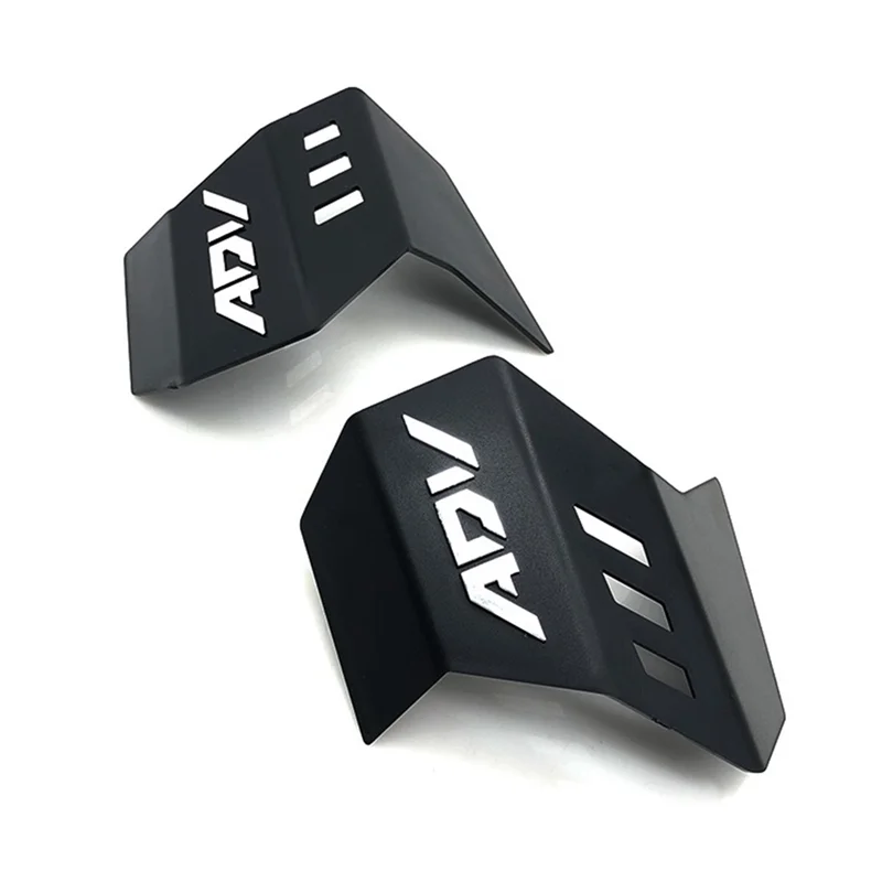 

A77Q-Motorcycle Side Spoiler Side Wind Front Fairing Protector Wing Cover for ADV 160 2023 2024 ,ABS Black