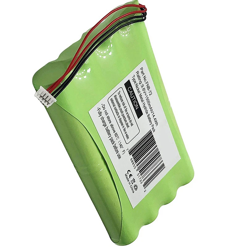 Batteria ni-mh da 9.6V compatibile con FNB-72 FNB-72x FNB-72xe FNB-72xh FNB7-72xx, FNB-85, FT-817, FT-817ND Radio bidirezionale portatile