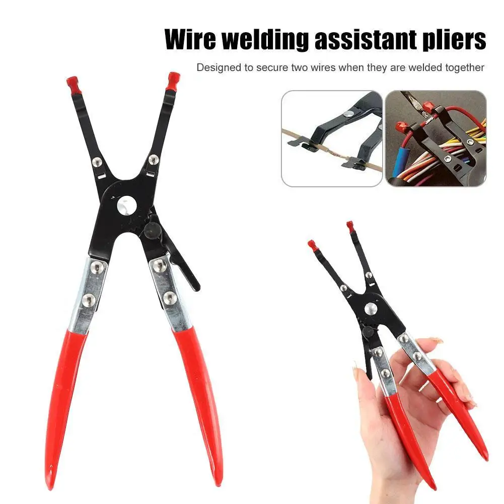 Universal Soldering Aid Pliers 2 Wires Holders Innovative Car Repair Garage Tools Wire Welding Clamp Electrical Hand Tools