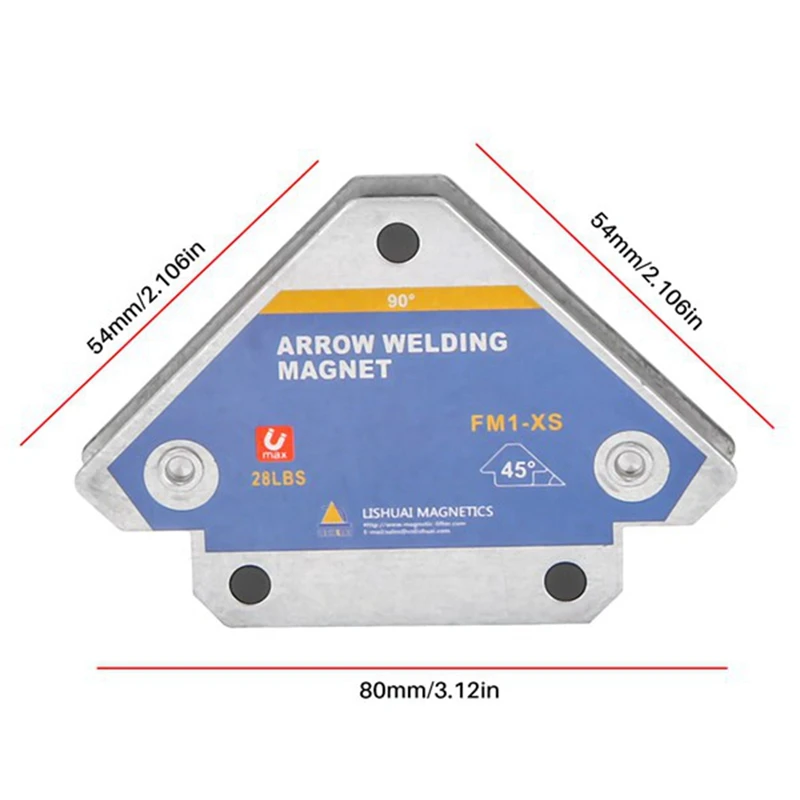 4Pcs 50KG Magnetic Welding Holders Angle Solder Magnet Weld Fixer Positioner Ferrite Holding Auxiliary Locator Tools