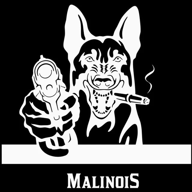 

Забавная наклейка Shoot the Dog 15 см md1