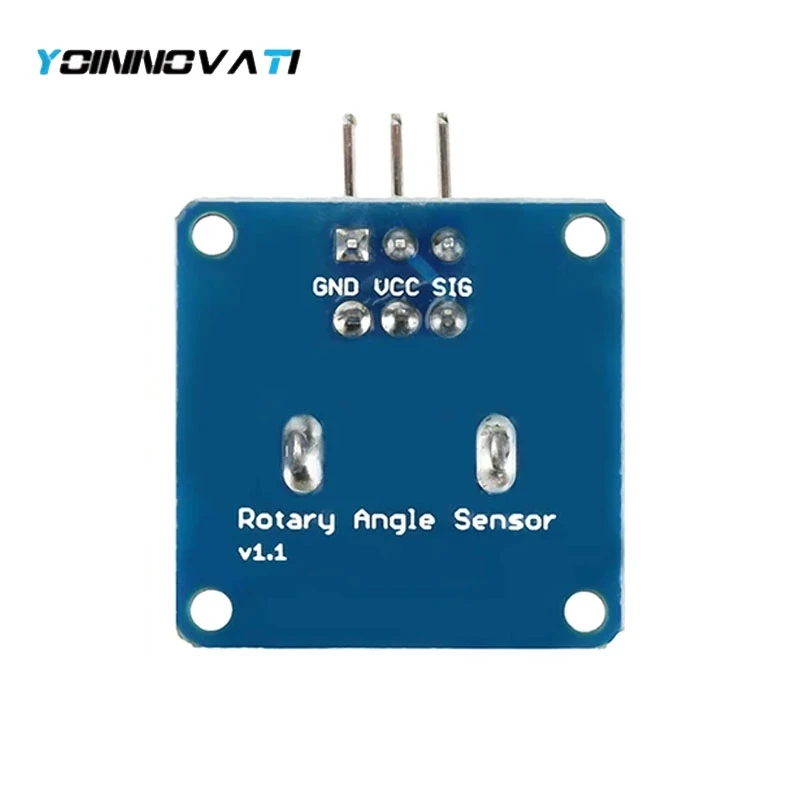 Rotary Potentiometer Module DC3-5.5V, Adjustable Resistor Angle Sensor Knob Switch for Volume Dimming PWM Control