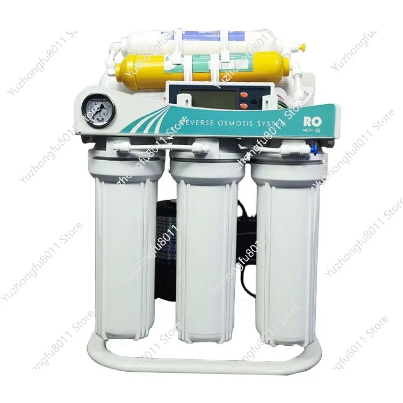 2025 5 مراحل 100GPD Ro نظام مرشحات المياه الأجهزة المنزلية مرشح حوض المياه بالتناضح العكسي