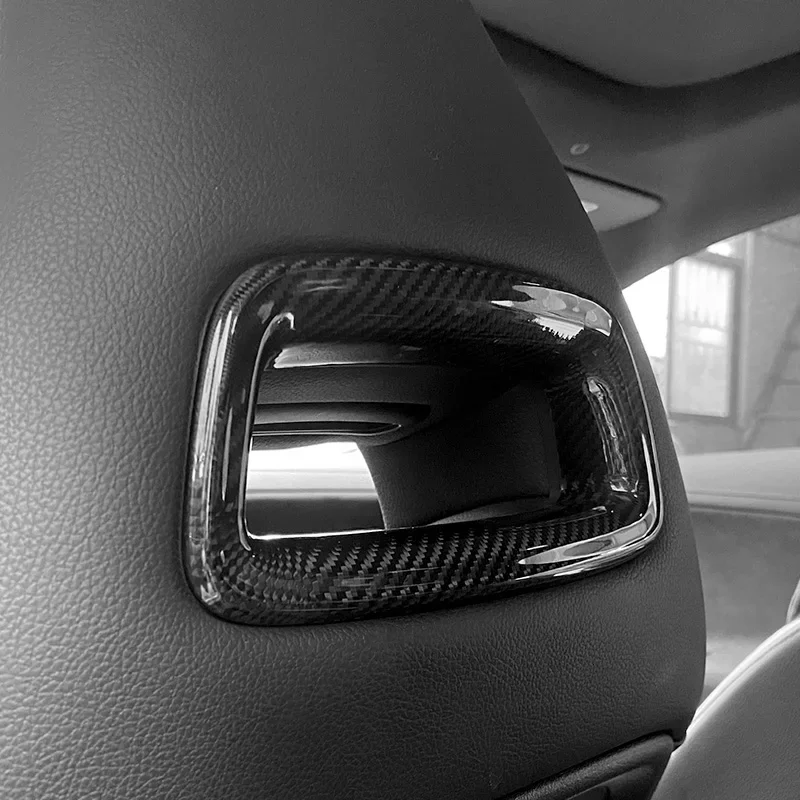 Carbon Fiber Air conditioning outlet Center console Mirror Cover Seat holes Trim For Mercedes Benz A Class AMG A45 W177 CLA W118