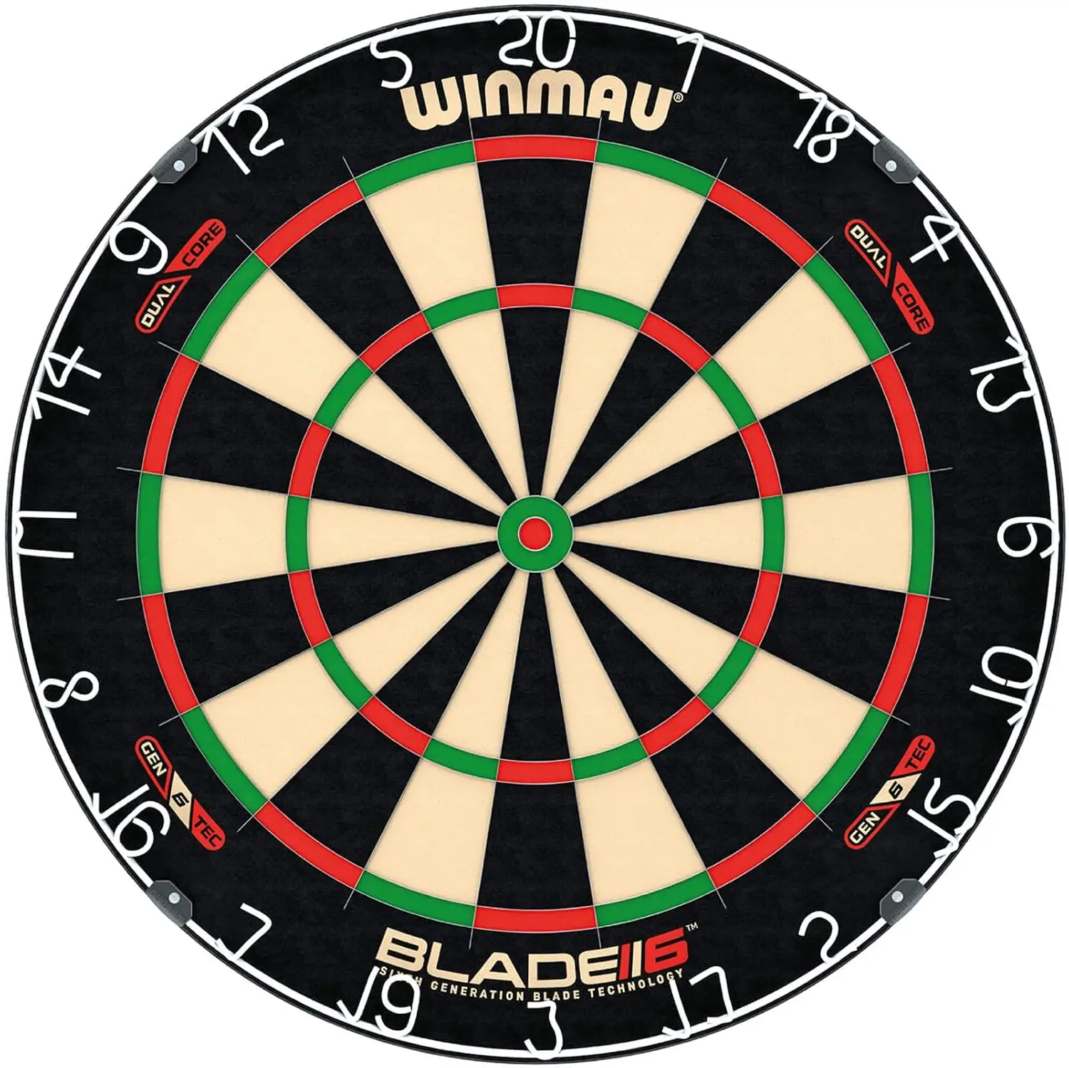 Blade 6 Professional Bristle Dartboard - Official Tournament Specification