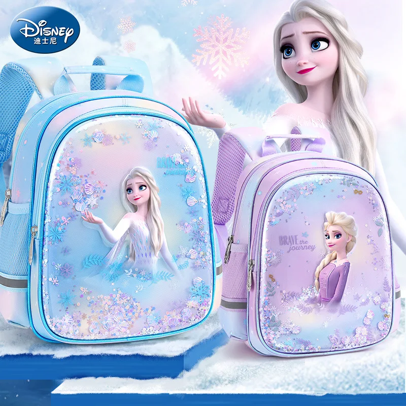 New Disney cartoon frozen Backpack bag Kindergarten school bag gift