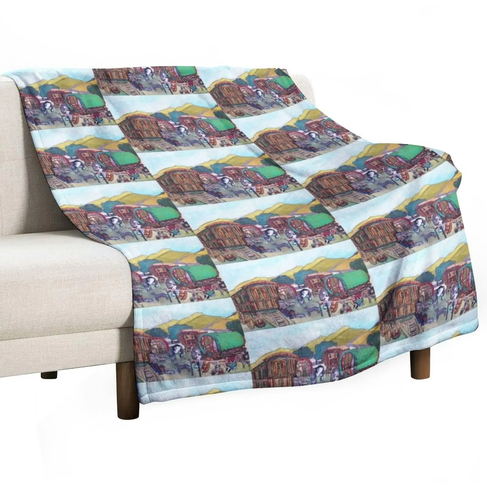 

Gypsy Life Throw Blanket Durable Warm Blanket for Daily Home Use