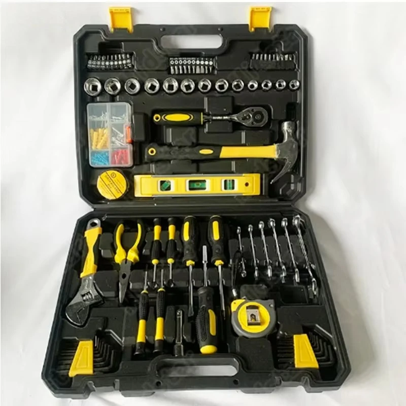 Multi-functional Household Hand Tools Set Tool Box Tool Kit 108 Pieces Repair Kit Mechanical Sets of Mechanical Tool Box