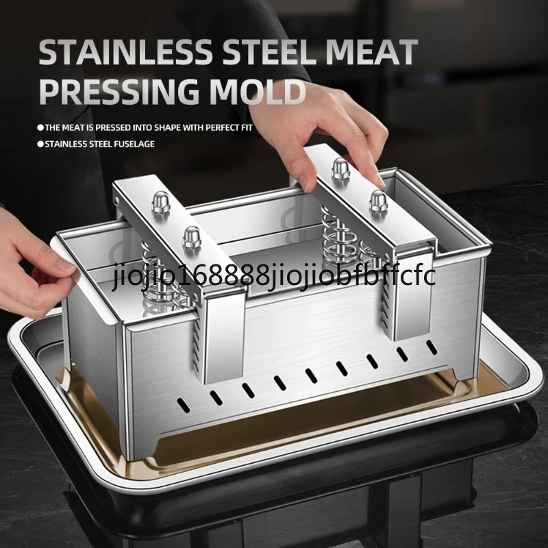 Suitable for stainless steel meat pressing mold box, commercial meat forming machine, fast food and beverage equipment