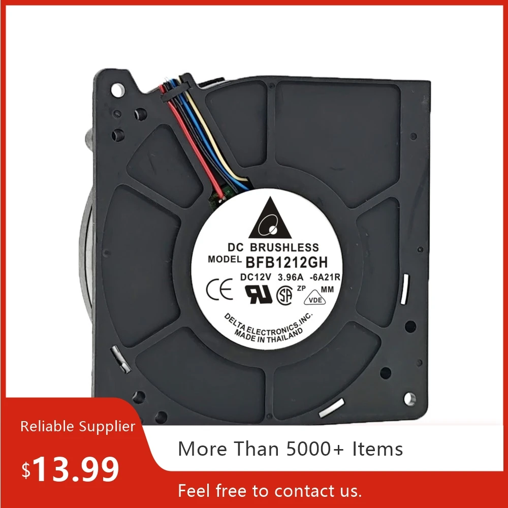 For Delta BFB1212GH 12V 3.96A Powerful Turbo Fan 120x120x32mm High Pressure Blower