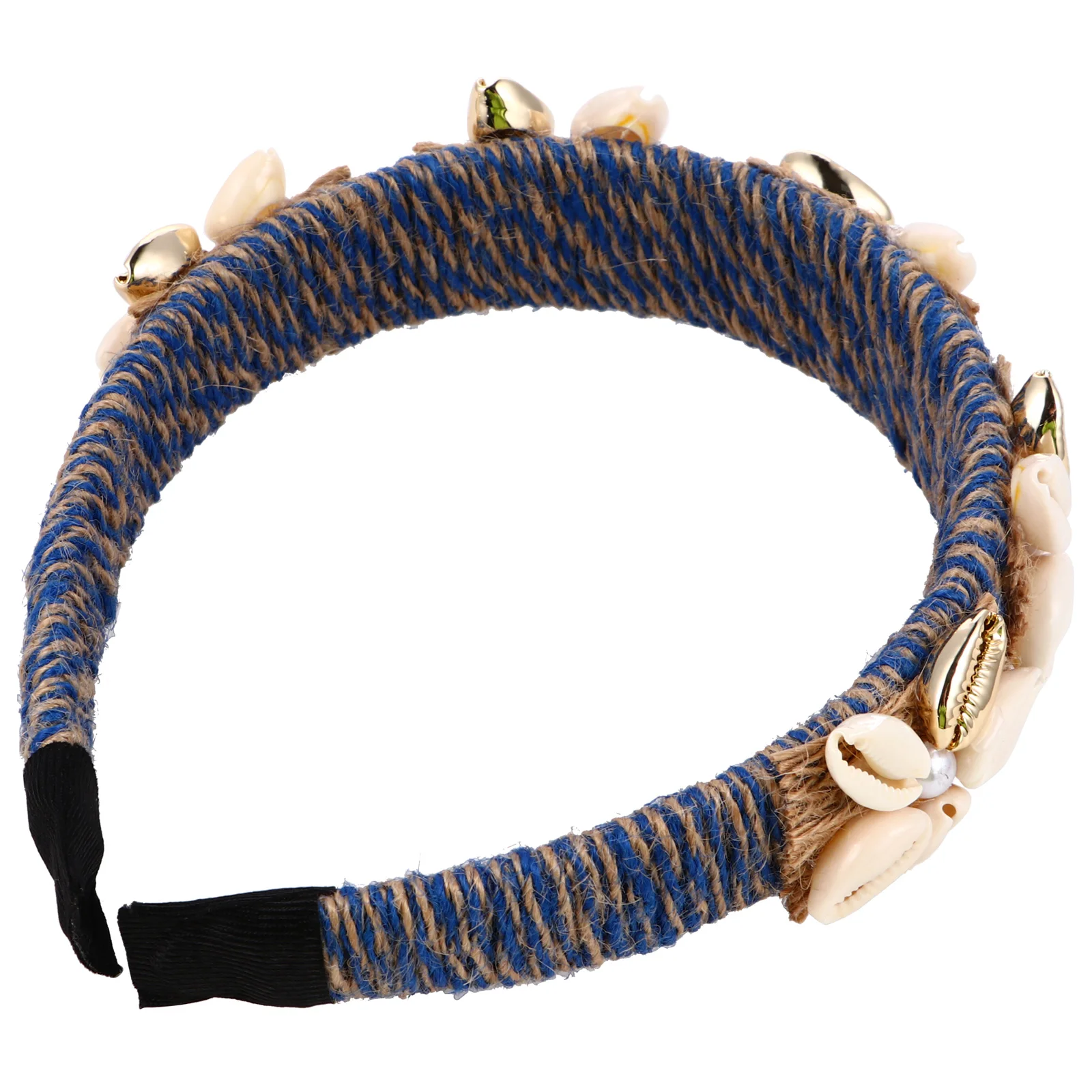 

1 шт., повязка на голову с ракушками, широкие поля, свадебный обруч для волос, женские модные аксессуары для волос, удобный дышащий свадебный головной убор, вечерние