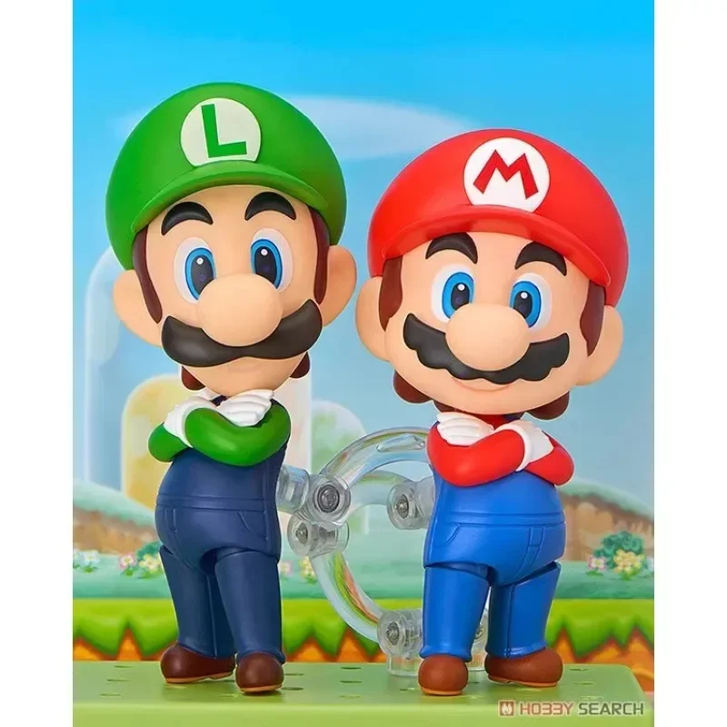 Good Smile Original GSC Nendoroid Super Mario Anime Figure Mario Action Figure Toys for Boys Girls Kids Children Birthday Gifts