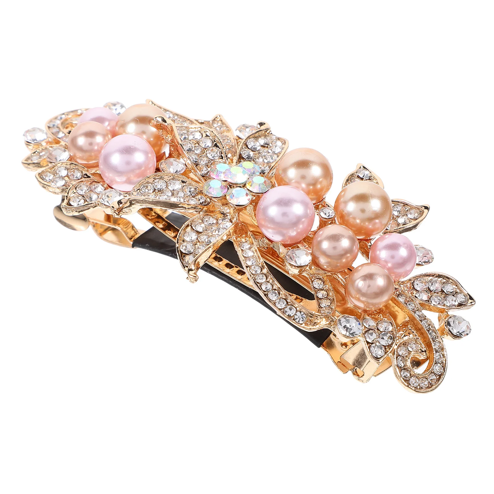 

Women Hair Clip Rhinestone Barrette Spring Clip Secure Hold for Bridal Hairstyle Hair Accessories Rhinestone Barrettes