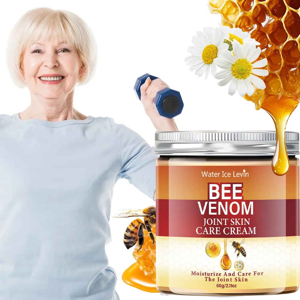 Bee Venom Joint Care Cream with Aloe Vera & Chamomile - Moisturizing, Firming for Smooth, Healthy Joint Skin