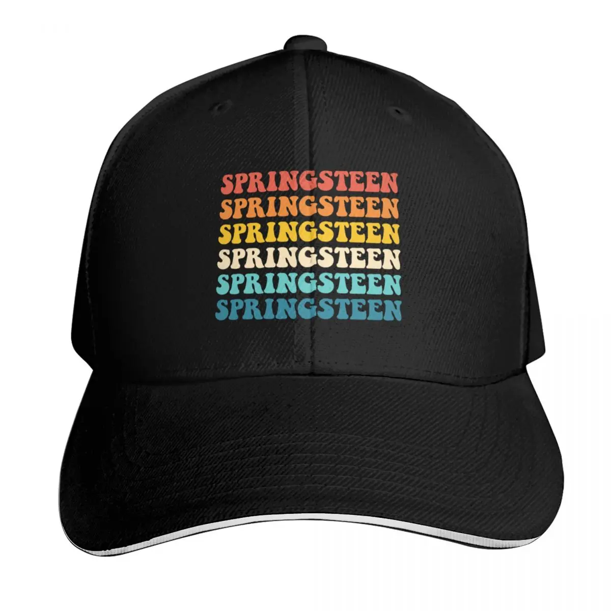 Springsteen Vintage Groovy Retro Vintage Boss Co Baseball Cap Men Women Casual Summer Sport Sun Cap