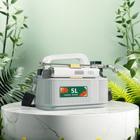 5L Plant Mister Sprayer USB Rechargeable Handheld Plant Sprinkler Garden Irrigation Sprinkler for Garden Lawn Farm