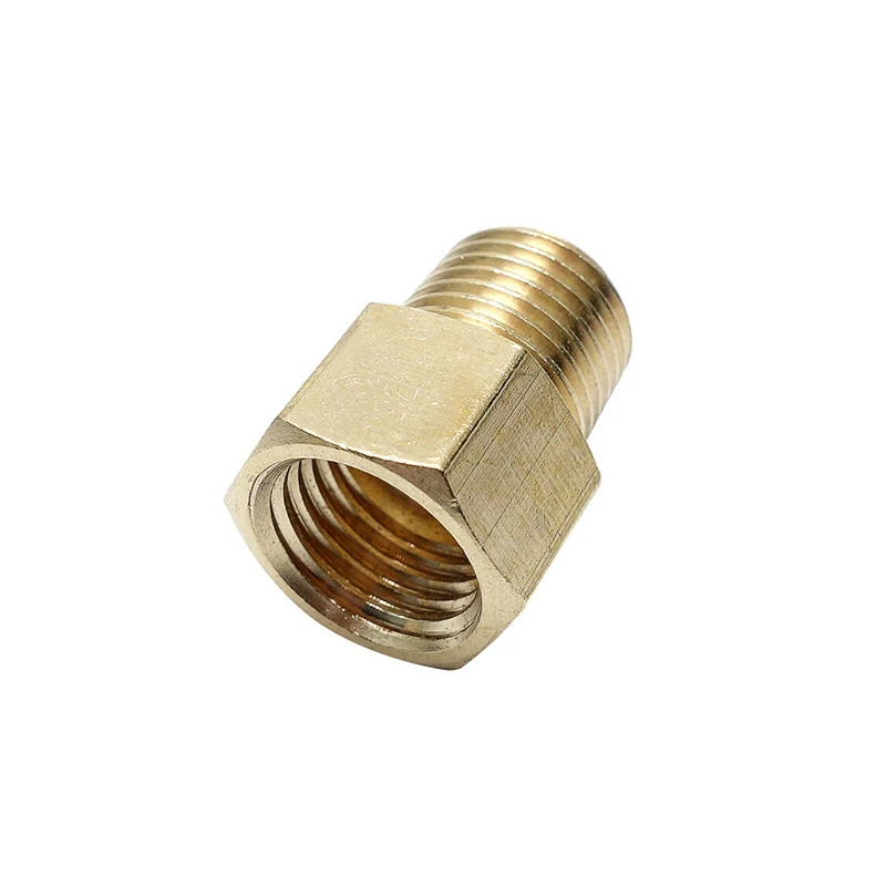 1/8 NPT to 1/8 BSPT Brass Connector Adapter - Sensor Signal Reducer Cross-Border Direct Sale Manufacturer Hot Seller