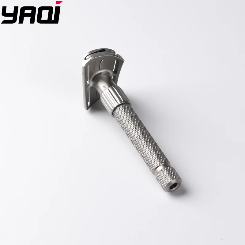 

2026 Beard Shaver Yaqi Matte Version Torqx Stainless Steel Slant Adjustable Safety Razor