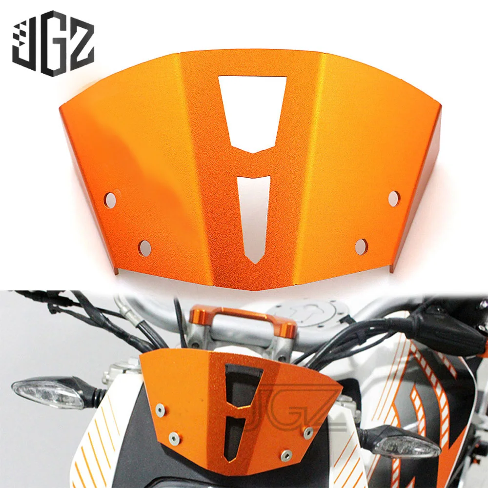 

Orange Motorcycle CNC Aluminum Windshield Front Air Reflector Motorbike Accessories for KTM Duke 125 200 390 2013 2014 2015 2016