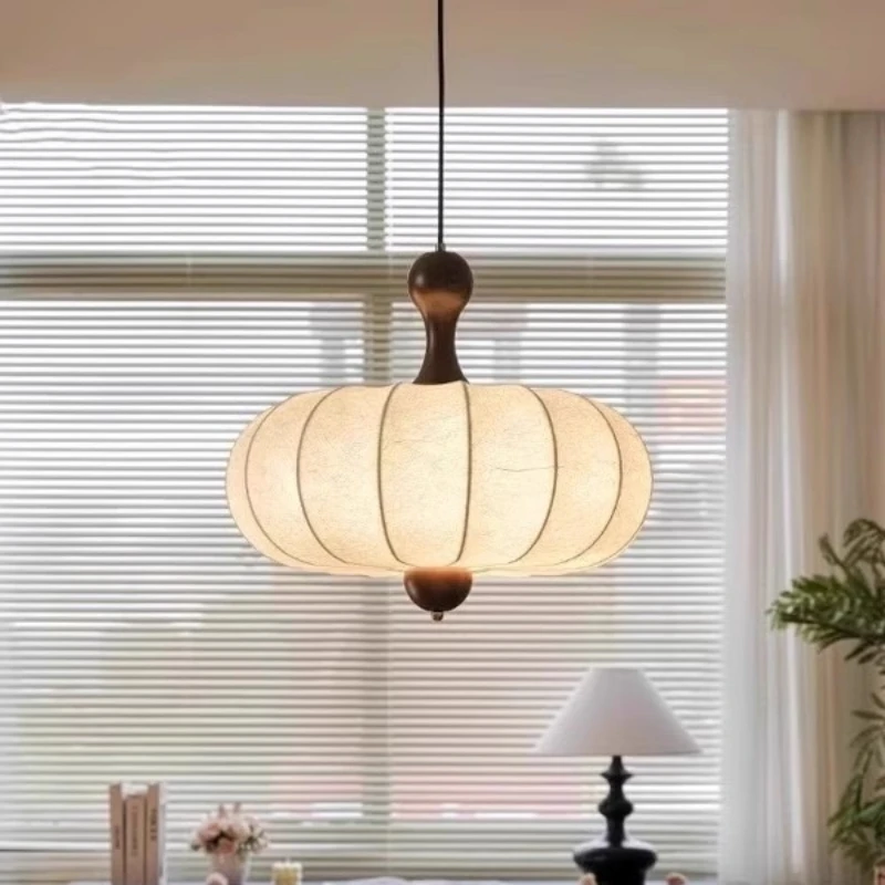 Retro master bedroom pendant light, Nanyang style Zen style light
