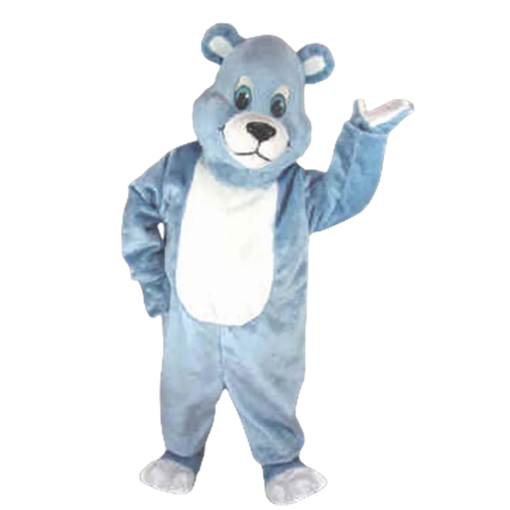 

Голубой медведь костюм талисмана школьный рекламный костюм Mascotte нарядный костюм EMS БЕСПЛАТНАЯ ДОСТАВКА SW501