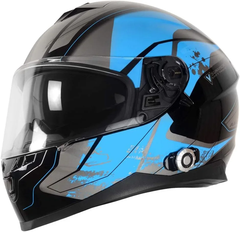 Freedconn 967 Safety Motorcycle helmet with built-in bluetooth intercom for outdoor racing