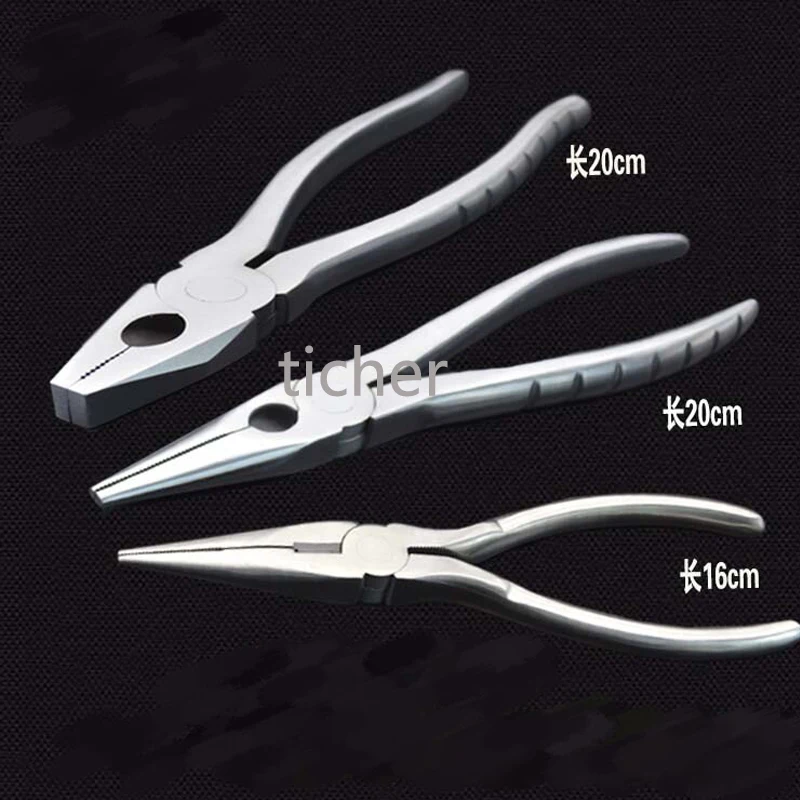 Orthopedic instruments  medical needle-nose pliers vise pointed flat-nose pliers wire pliers pets available scissor Kirschn