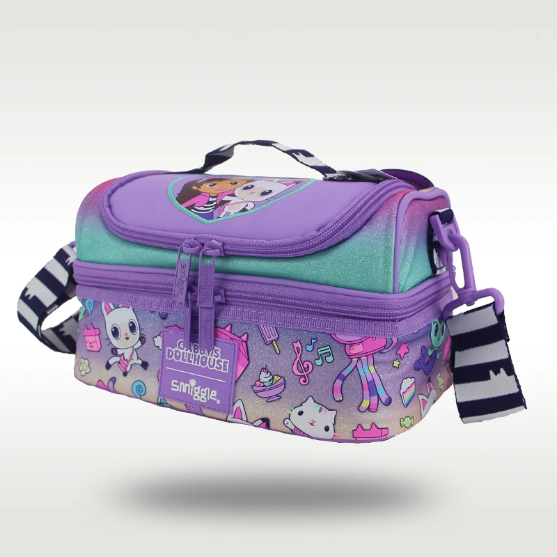 Australia smiggle original children's lunch bag Gabby crossbody shoulder picnic bags girls fruit lunchbox 9 inches