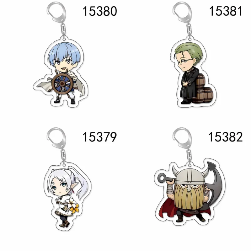

Recycled Acrylic Keychain for Frieren: Beyond Journey's End Frieren Himmel Heiter Eisen Keychain Cartoon Couple Pendant Gift