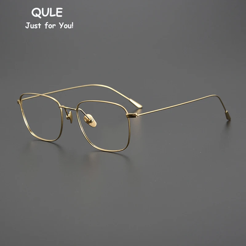 

Vintage Trendy Titanium Artistic lightweight Only 5g Weight Glasses Frame For Men Women Myopia Reading Prescription Optical