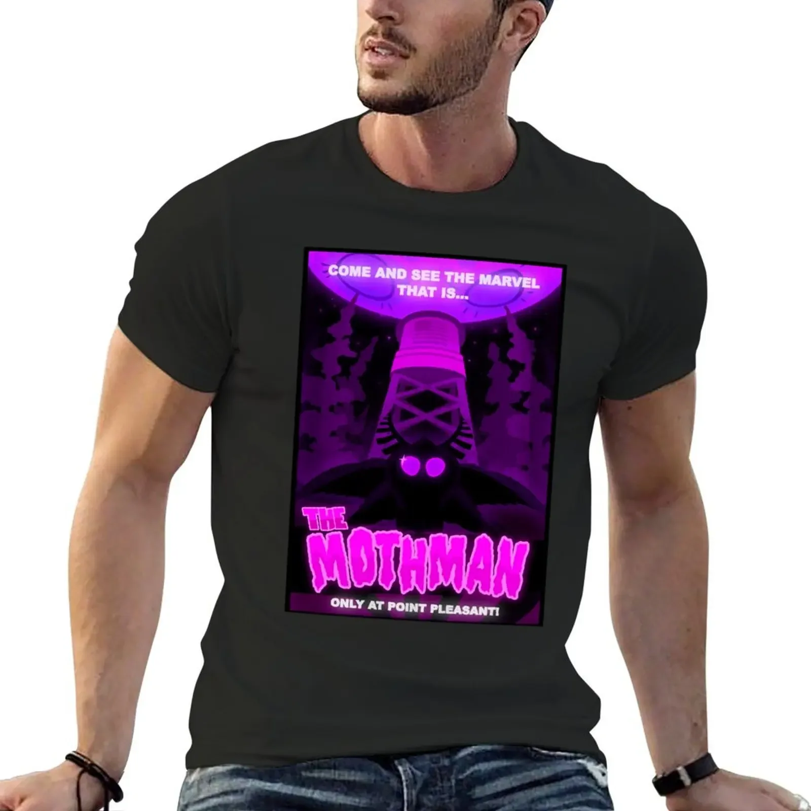 

Retro Vintage Mothman Gifts Movie Fan T-Shirt football t shirt korean fashion rapper graphic tees mens clothing