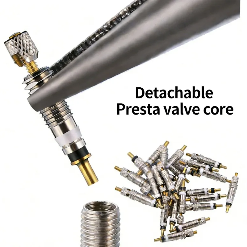 

10Pcs 20Pcs Removable Presta Valve Core Replacement Brass CNC for Bicycle Bike Pump Accessories
